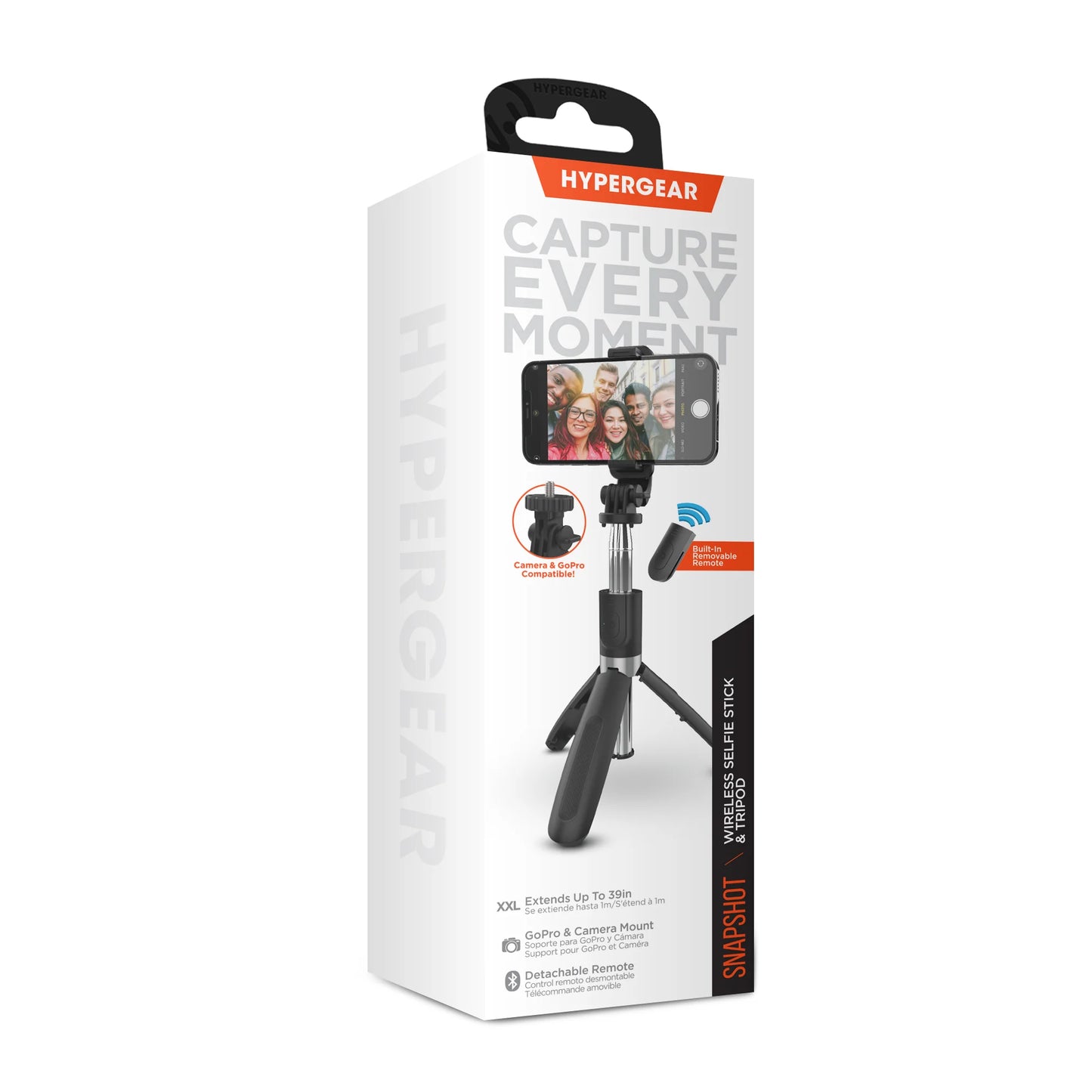Hypergear Snapshot Wireless Selfie Stick + Tripod