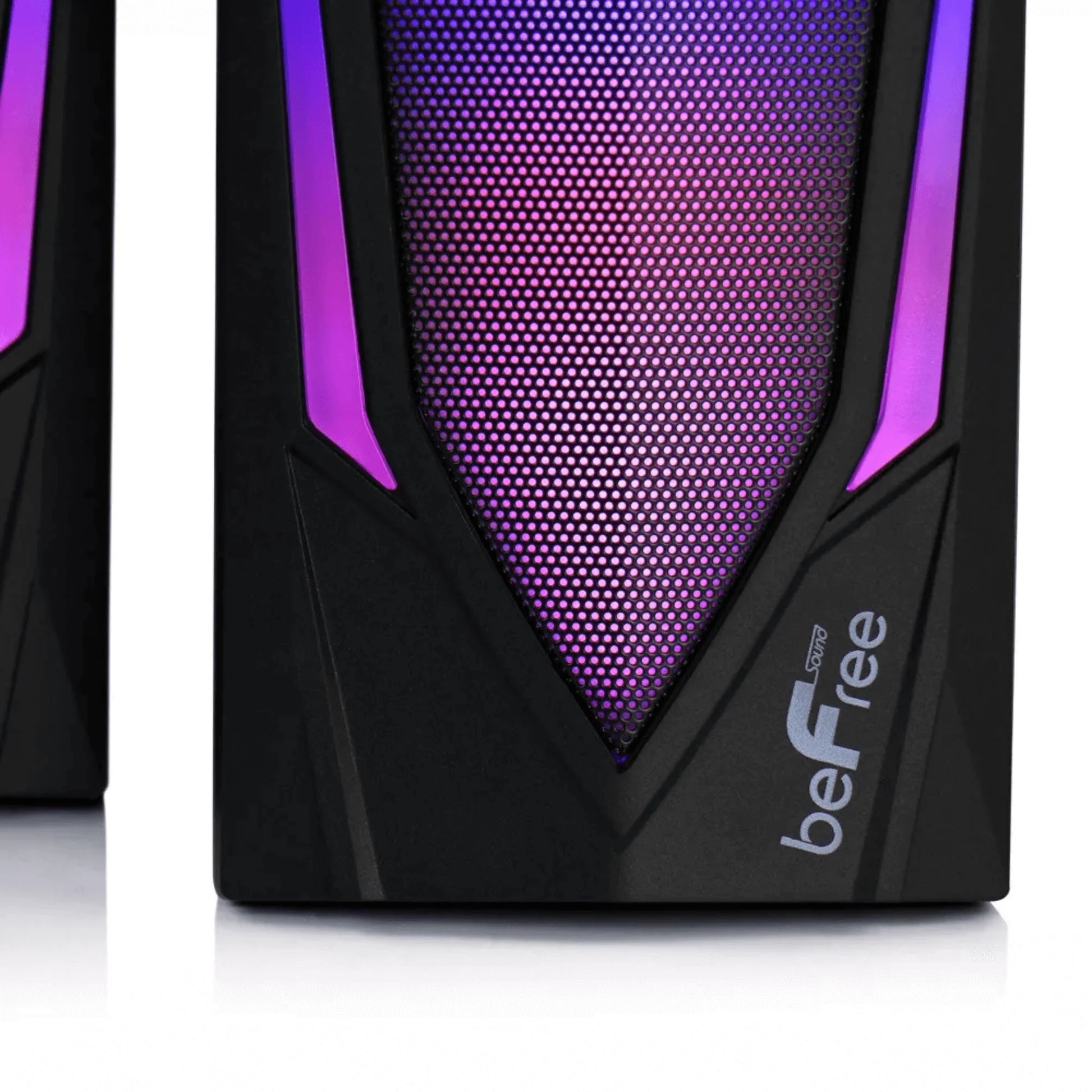 Befree Sound Dual 2.0 Computer Gaming Speakers with LED RGB Lights