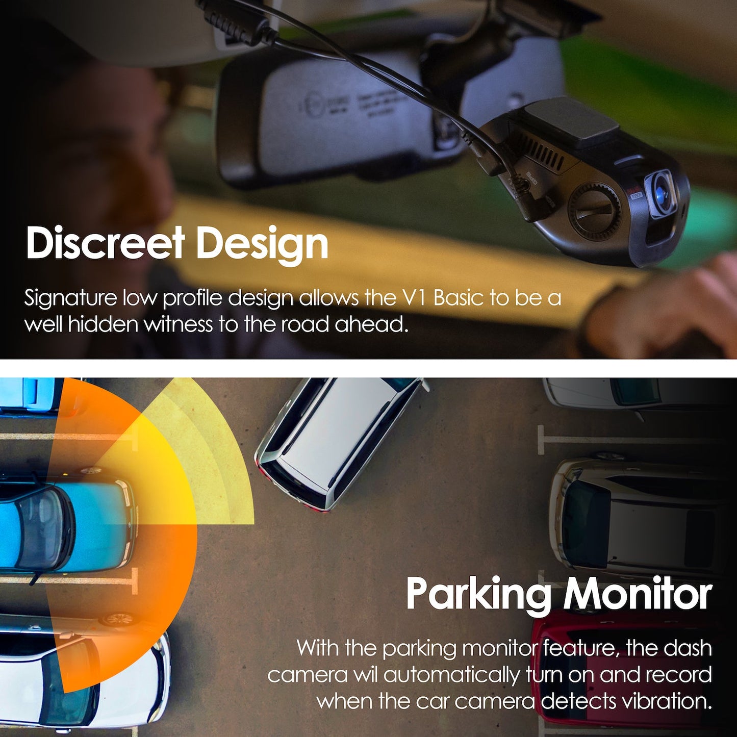 Rexing V1 FHD 1080p Dash Cam (Open Box)