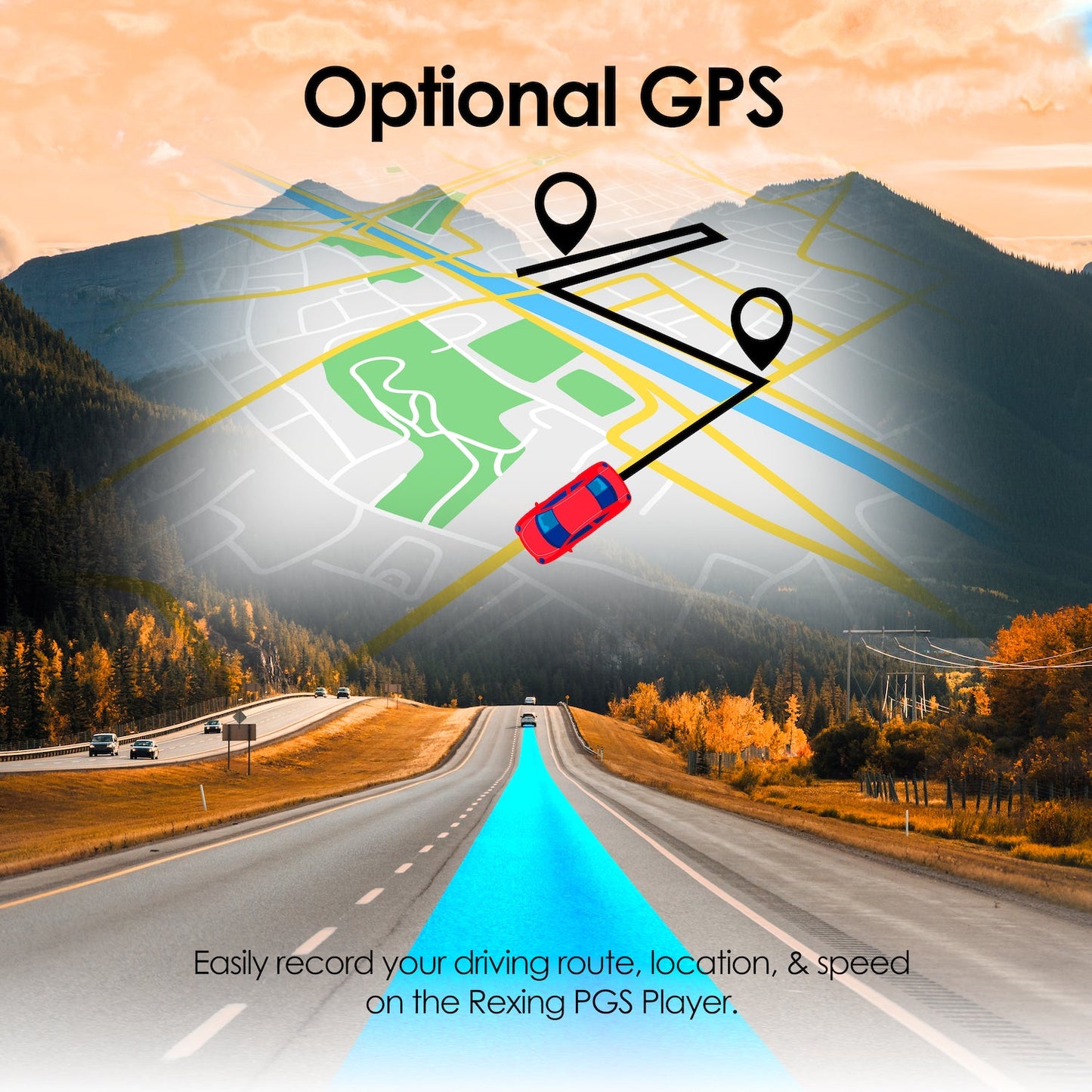 Rexing V1 FHD 1080p Dash Cam (Open Box)