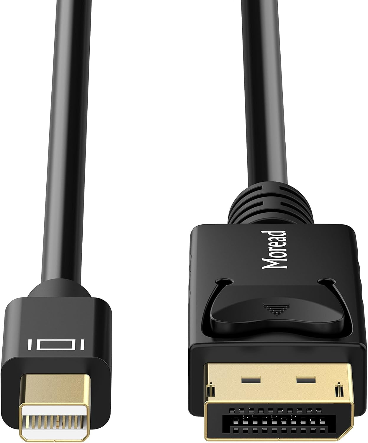 Mini Displayport to DP Cable, 6 Feet, Gold-Plated - 4K@60Hz, 2K@144Hz - Black